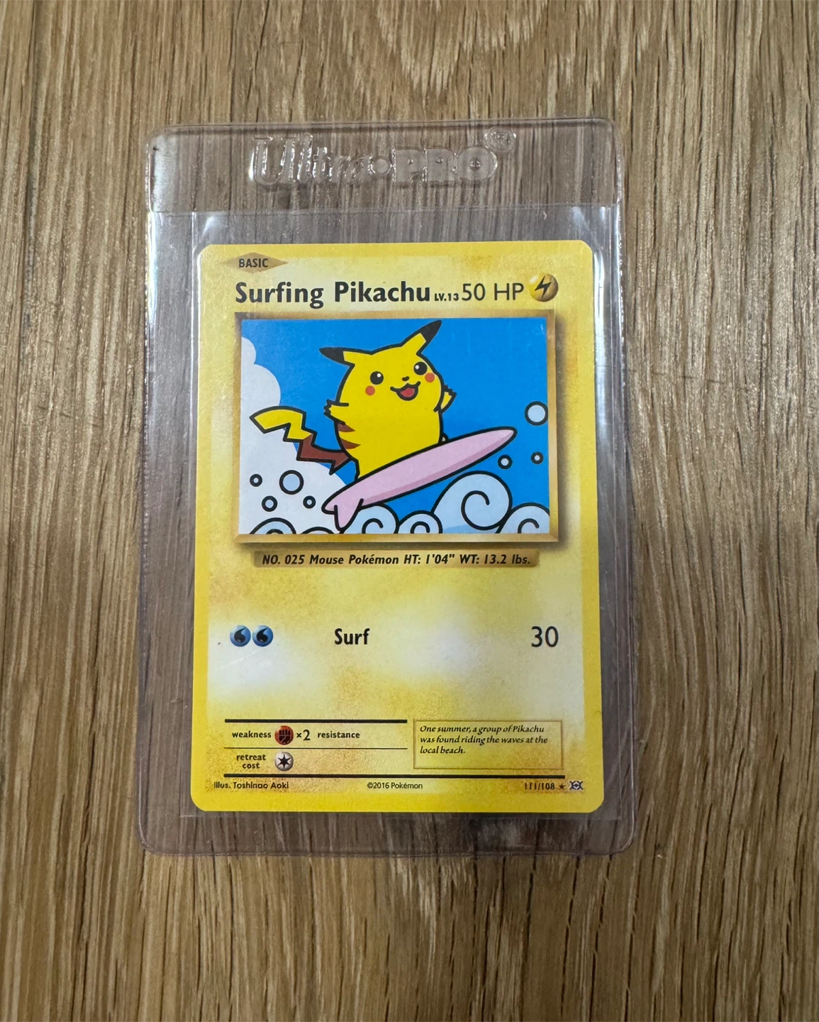 Pokémon XY Evolution Flying 110/108 and Surfing Pikachu 111/108 - photo 2