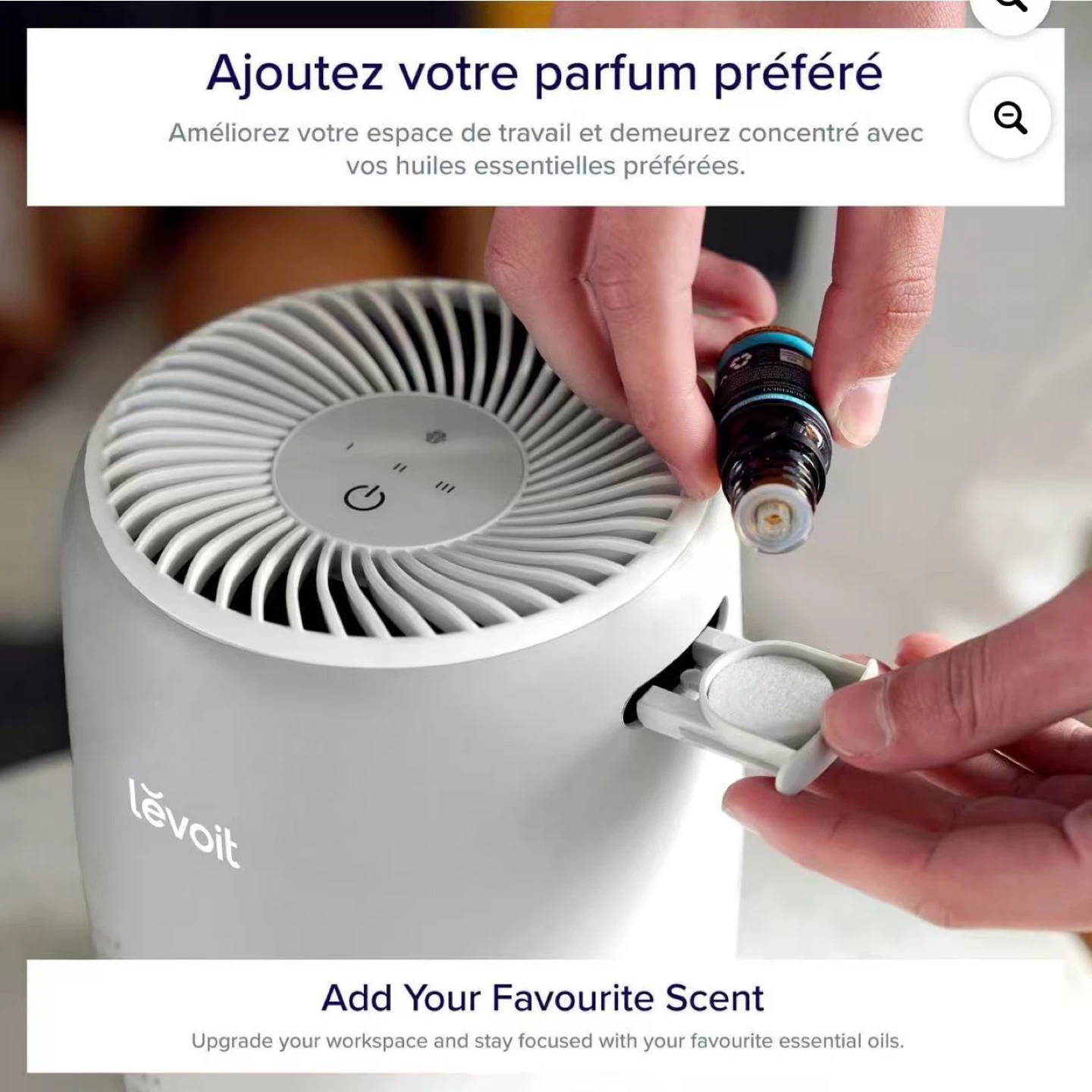 Air Purifier Core Mini, True HEPA Compact Desktop Air Cleaner - photo 5