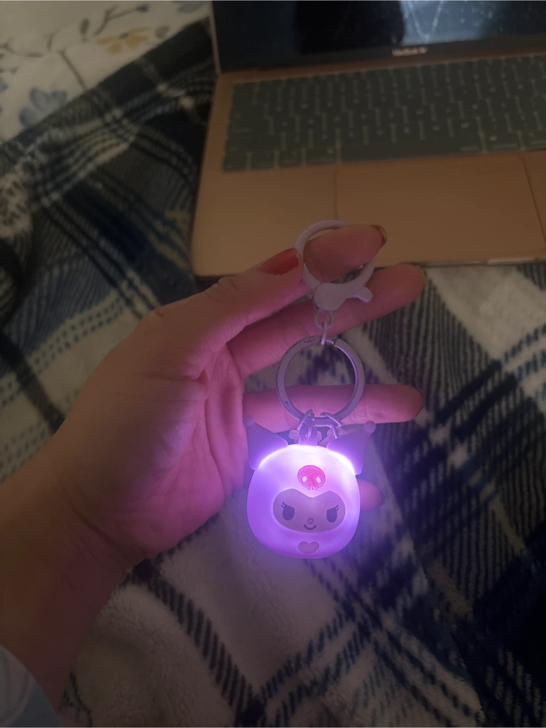 Kuromi Light-Up Keychain - photo 2