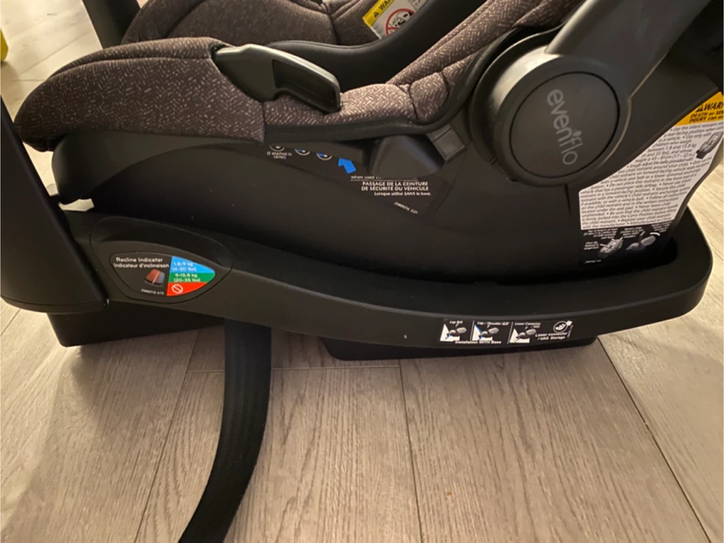 Evenflo LiteMax SafeMax Infant Car Seat - photo 4