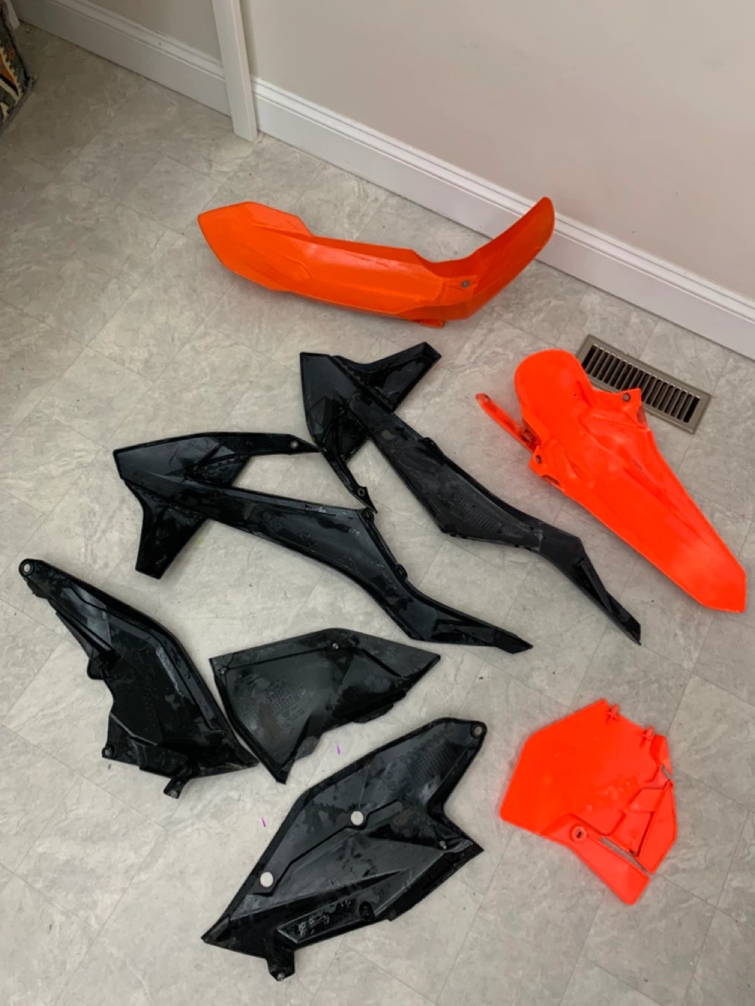 Dirt Bike Body Fairings Fender Set - 2016 - 2018 KTM - photo 5