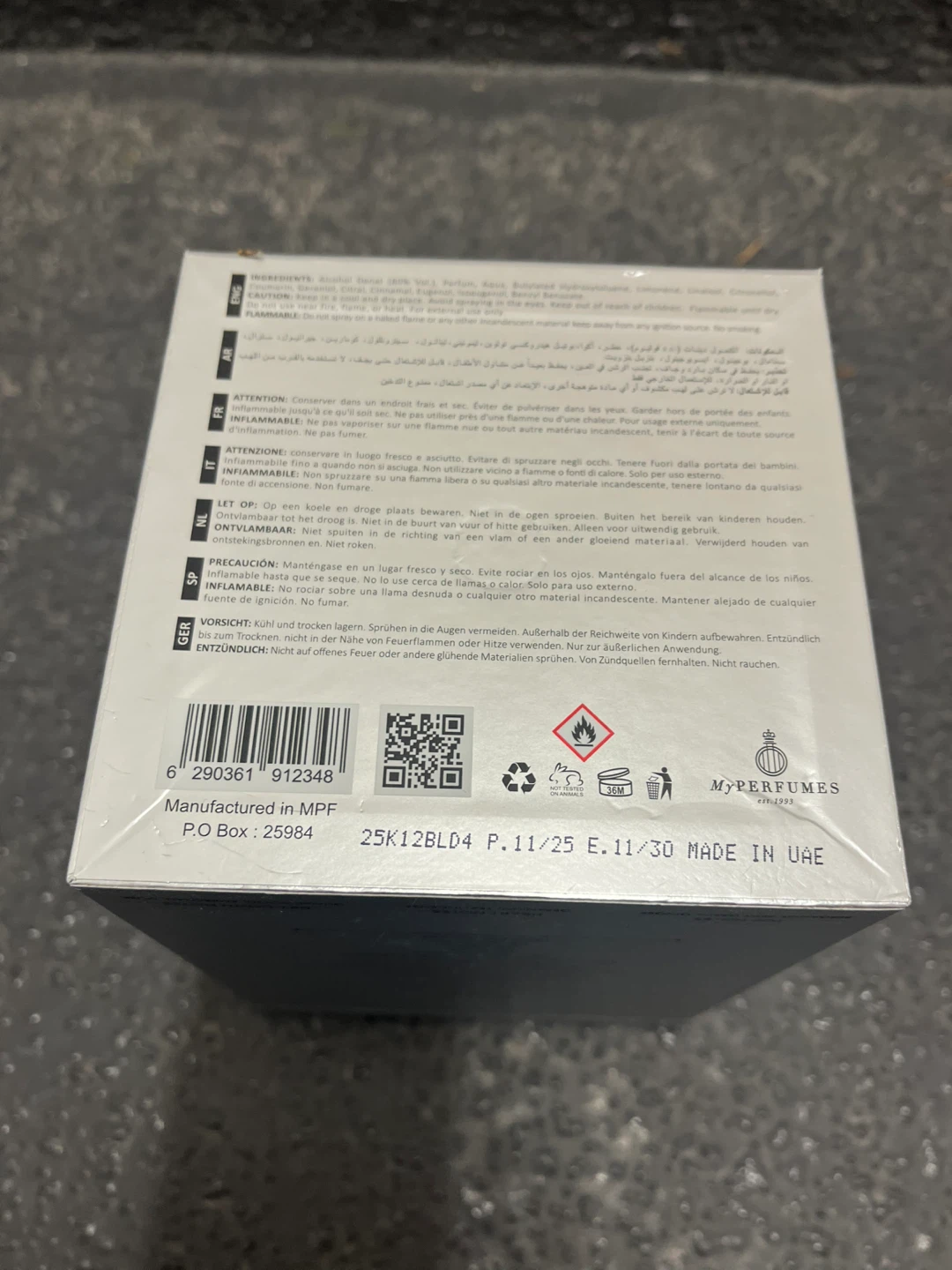 Arabiyat Prestige Marwa Eau empty box - photo 4