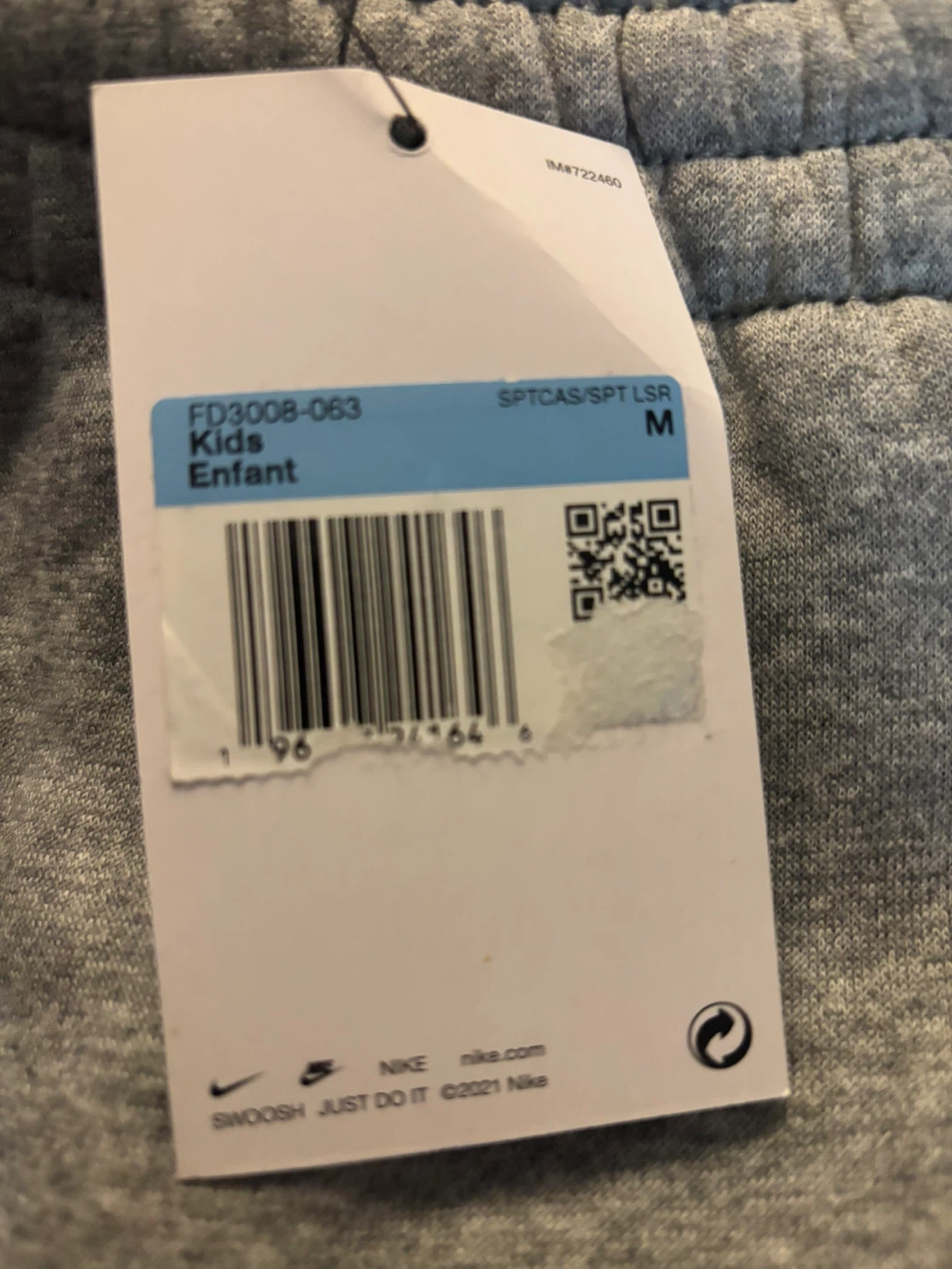 Nike Kids Enfant Grey Sweatsuit  - Size M - photo 2