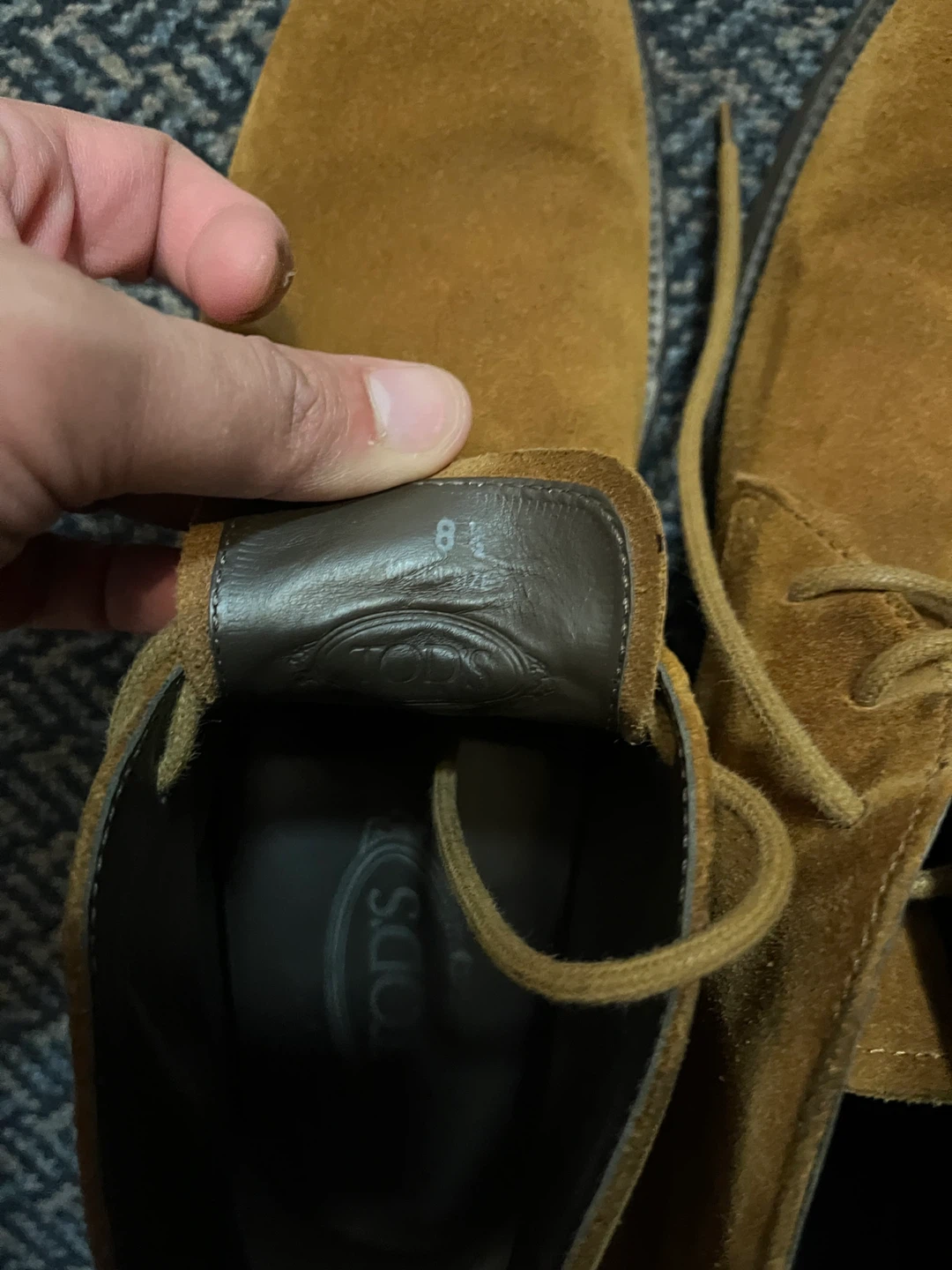 Tod's Suede Ankle Boots - Size 8 - photo 3
