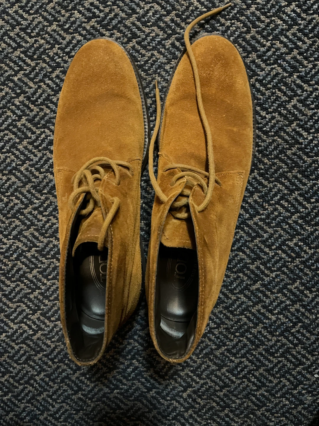 Tod's Suede Ankle Boots - Size 8