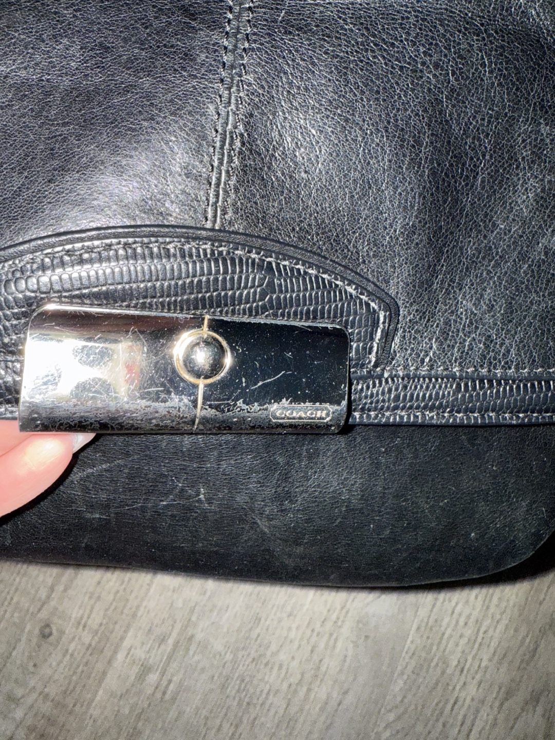 Coach Black Leather Crossbody Bag - photo 2