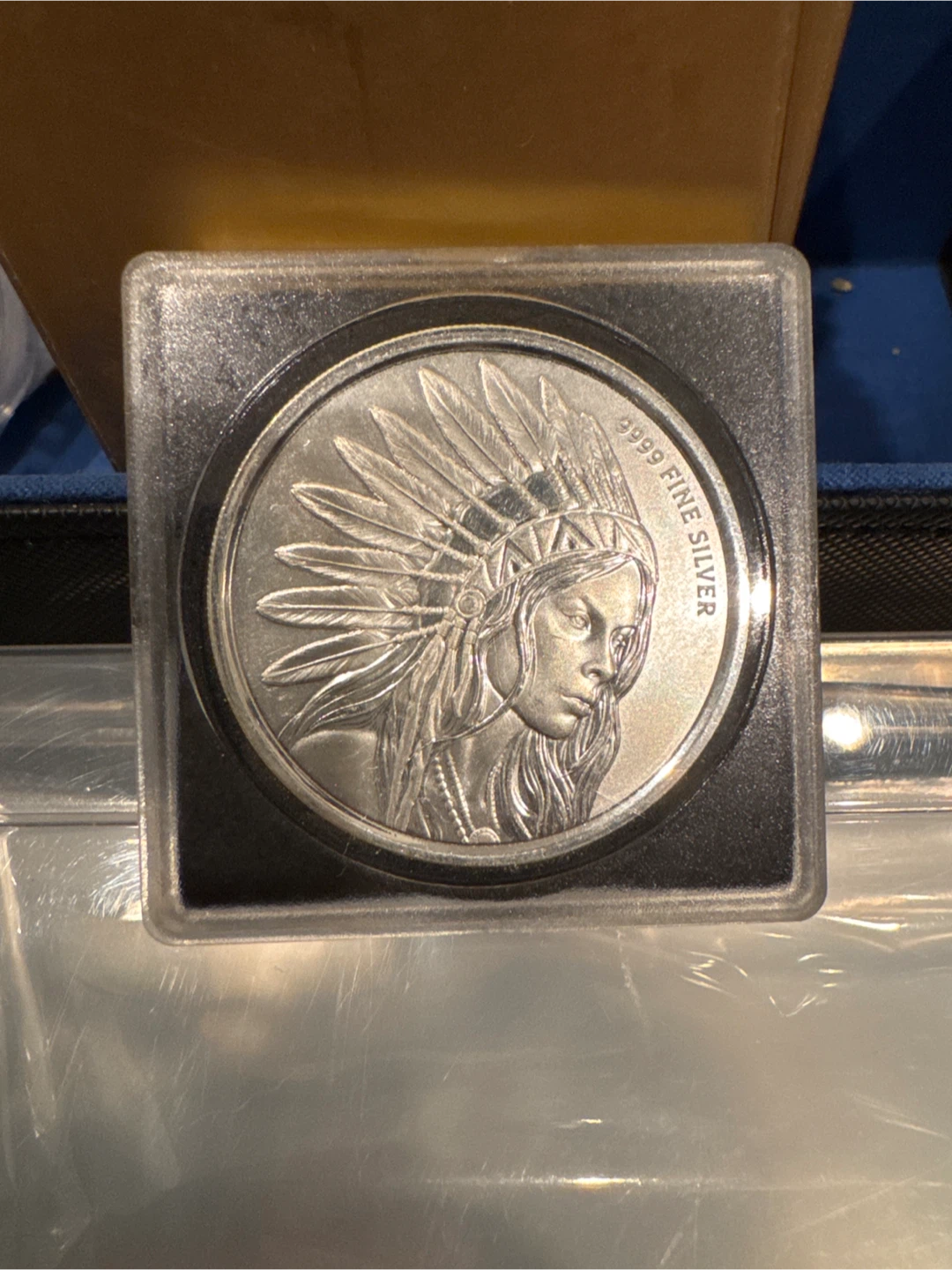 1 oz Fine Silver round - Buffalo & Native American