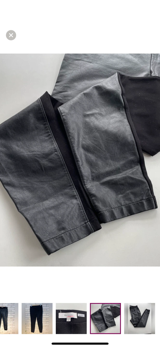 Lysse Faux Leather Leggings size M - photo 4