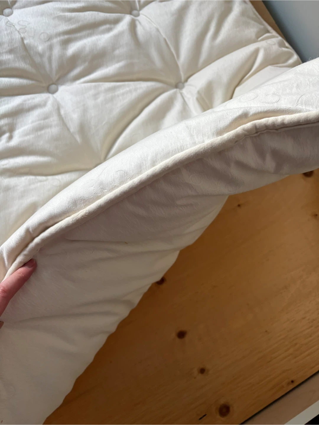 Organic Cotton & Wool Double Mattress Topper - photo 3