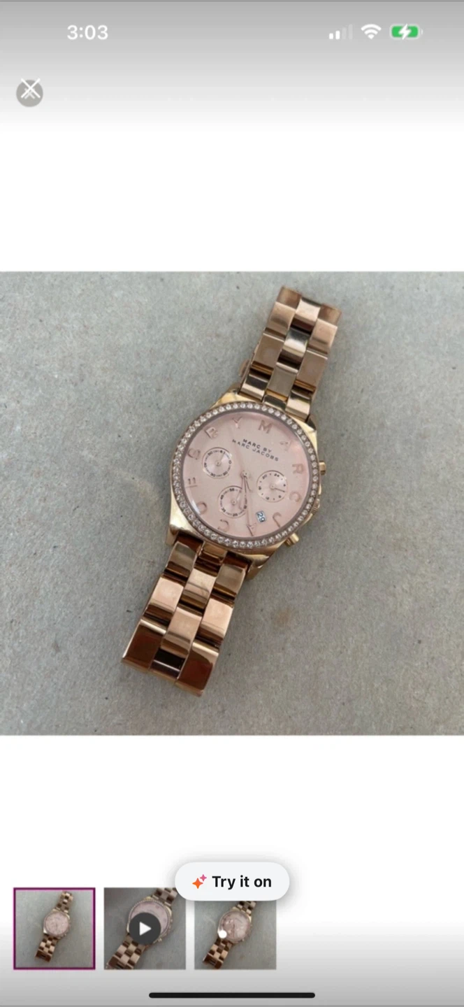 Marc by Marc Jacobs Rose Gold Watch 🥕