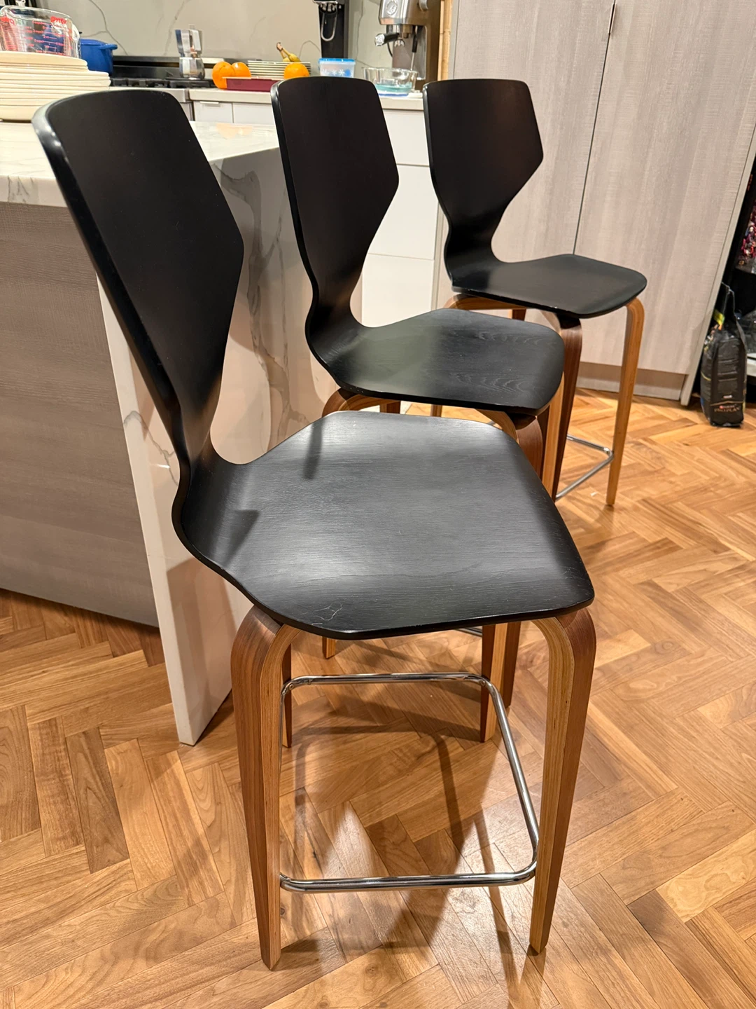 Room & Board Black Modern Bar Stools - photo 2
