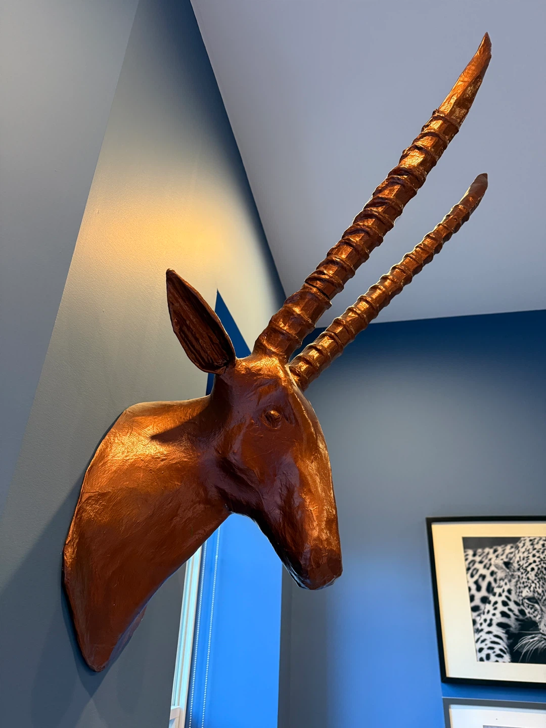 West Elm Paper Mache Antelope Head Wall Mount - photo 2