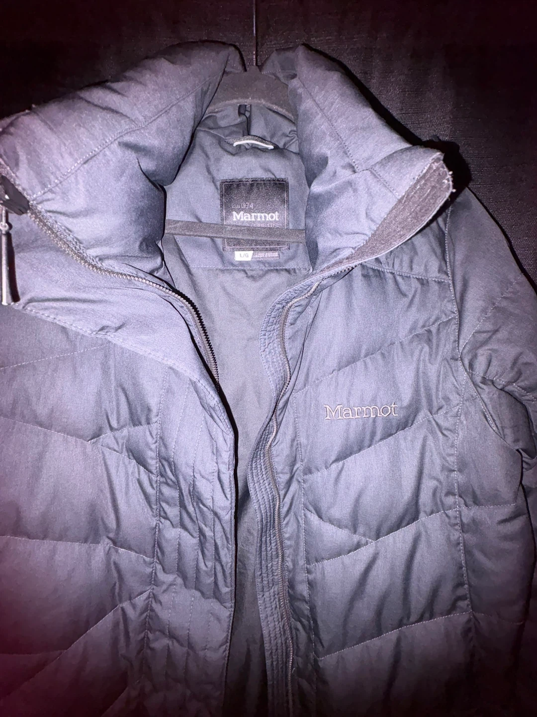 Marmot Down Puffer Coat, Size L - photo 2