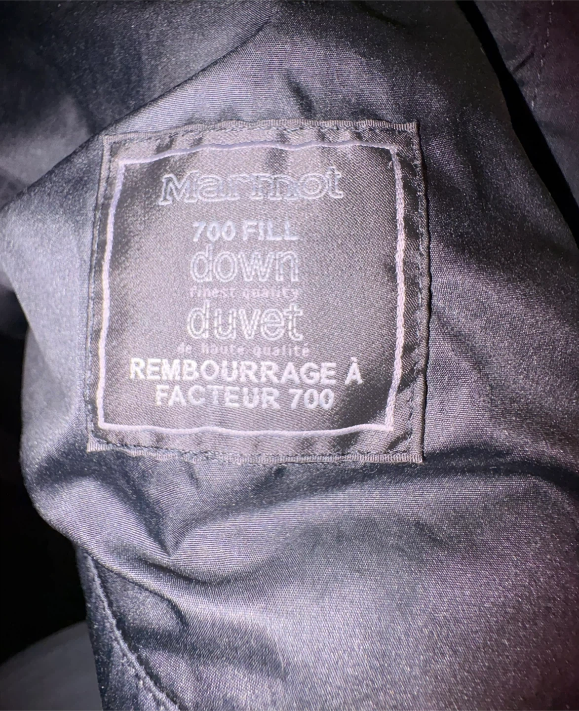 Marmot Down Puffer Coat, Size L - photo 4