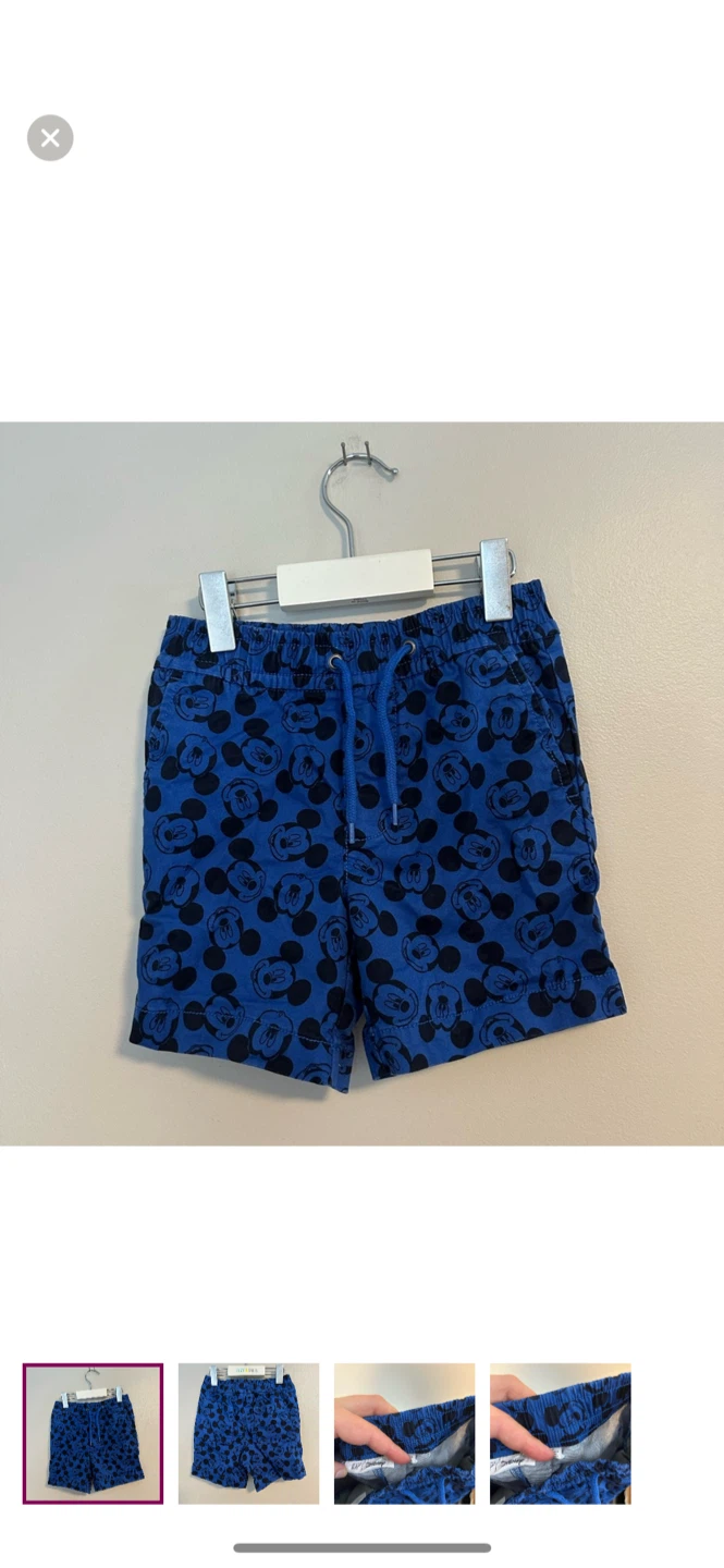 Disney Mickey Mouse Shorts - Size 3