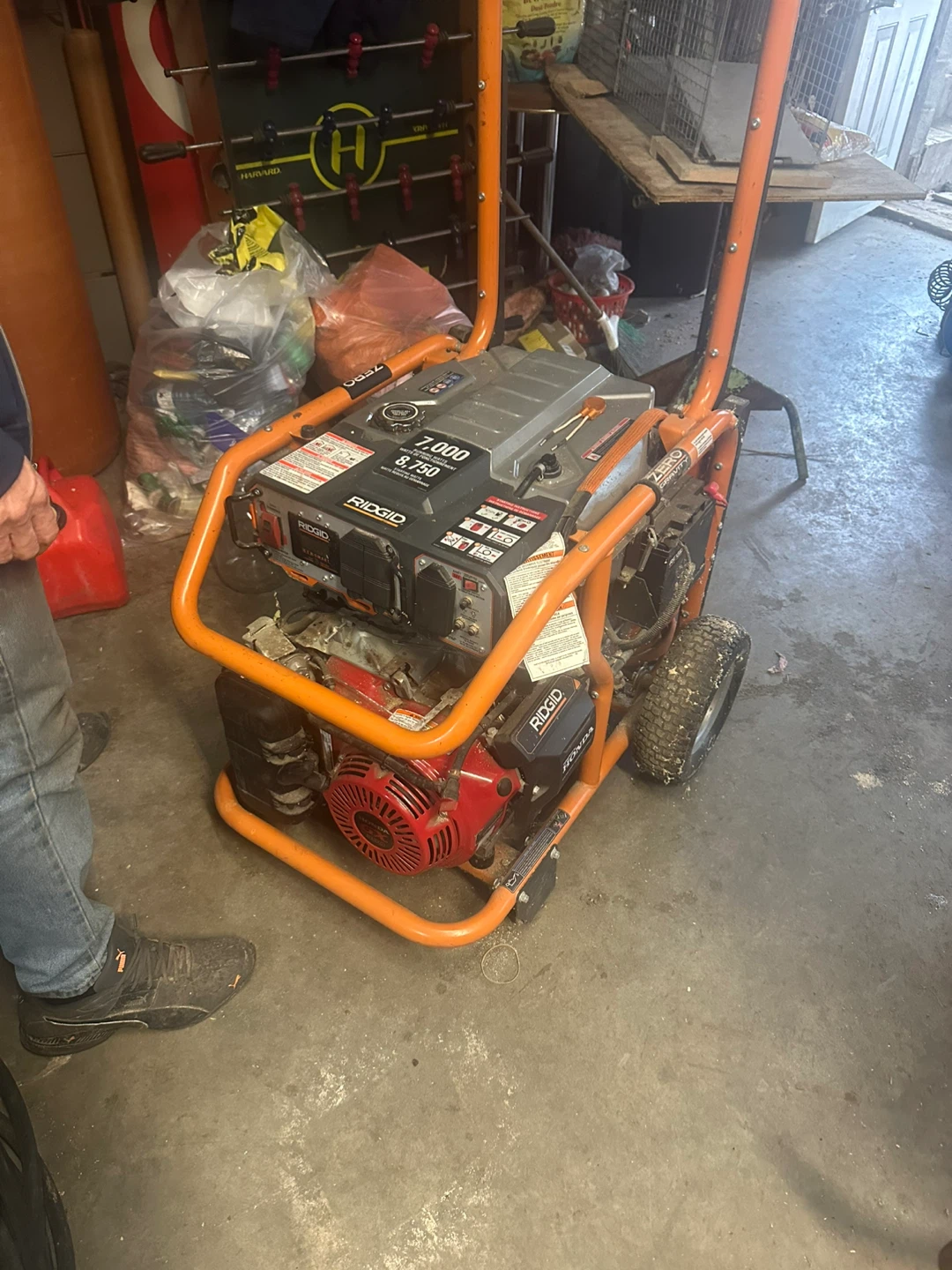 Ridgid 7000/8750 PSI Gas Powered generator - photo 4