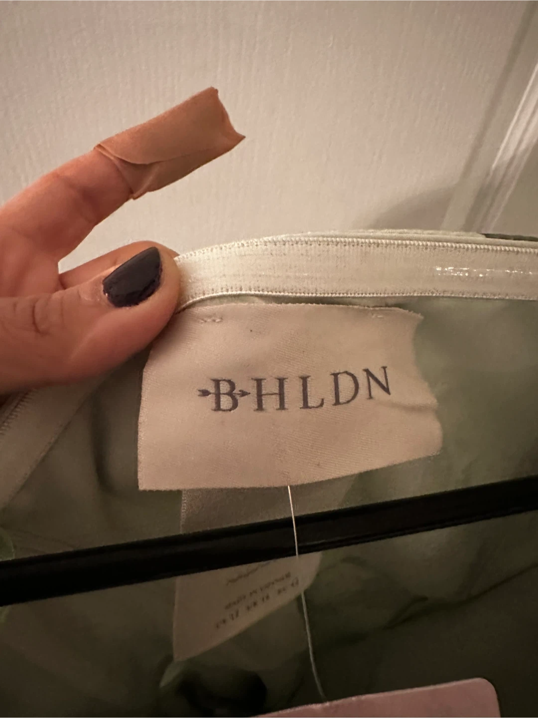 BHLDN Green Floral Strapless Dress - Size 12 - photo 3