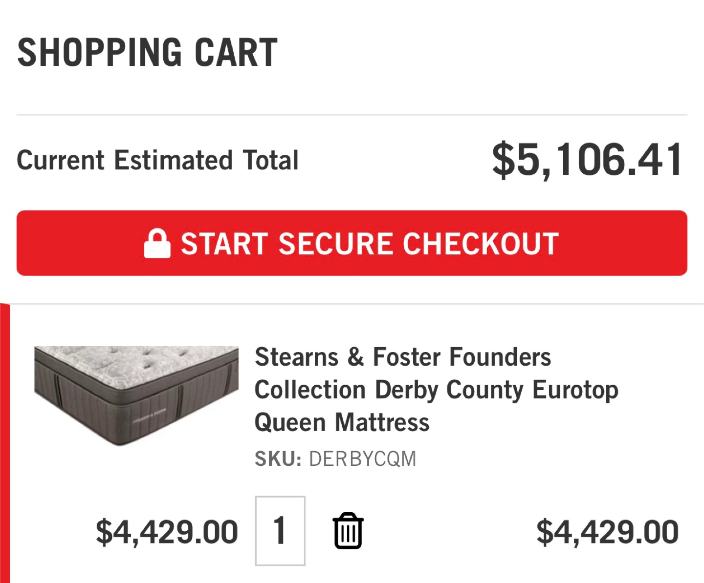 Stearns & Foster Derby Queen Mattress - photo 2