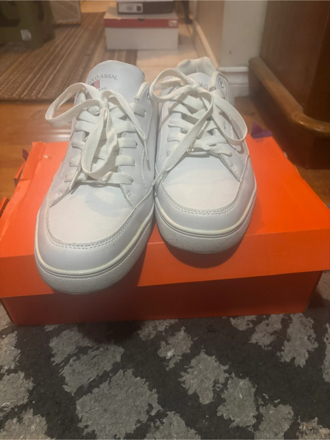 U.S. Polo Assn. White Sneakers