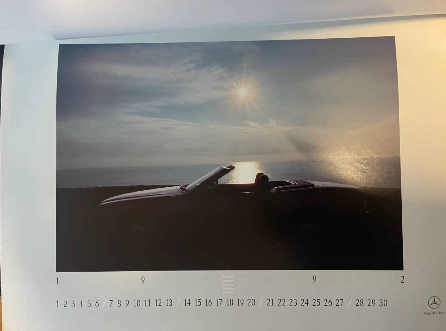Mercedes-Benz 1992 Calendar - photo 3