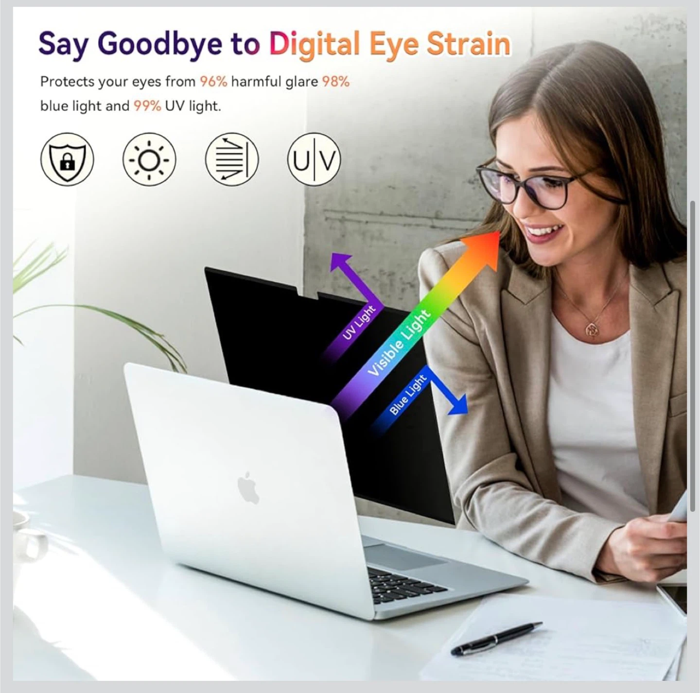 Yklssm 16" MacBook Pro Privacy Screen (2021-2025) - photo 4