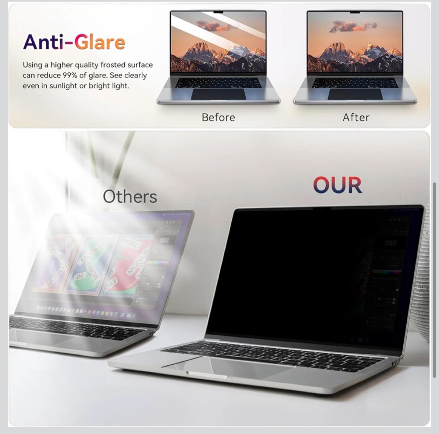 Yklssm 16" MacBook Pro Privacy Screen (2021-2025) - photo 5