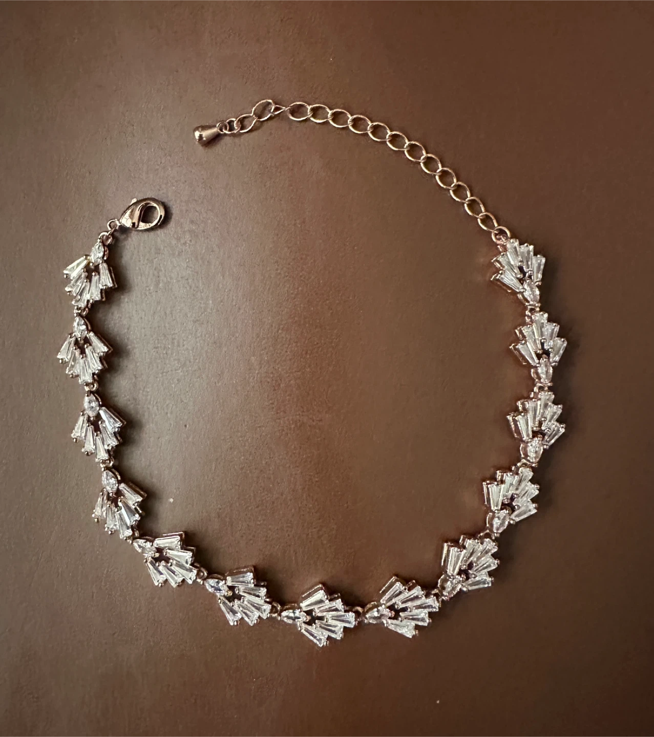 Stunning CZ stone Plated Bracelet - New - $25