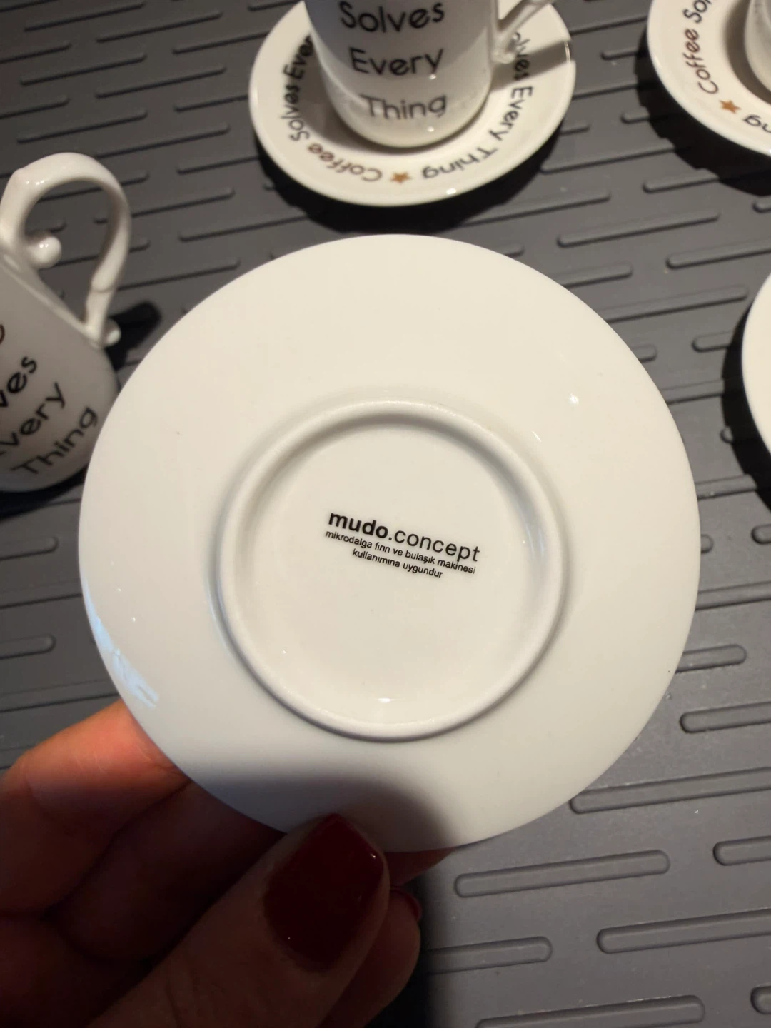 Mudo Concept Espresso Cups & Saucers Set of 6)🏆 - photo 4