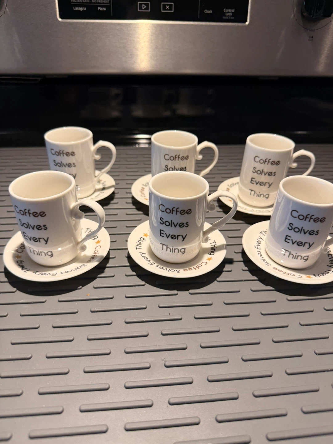 Mudo Concept Espresso Cups & Saucers Set of 6)🏆