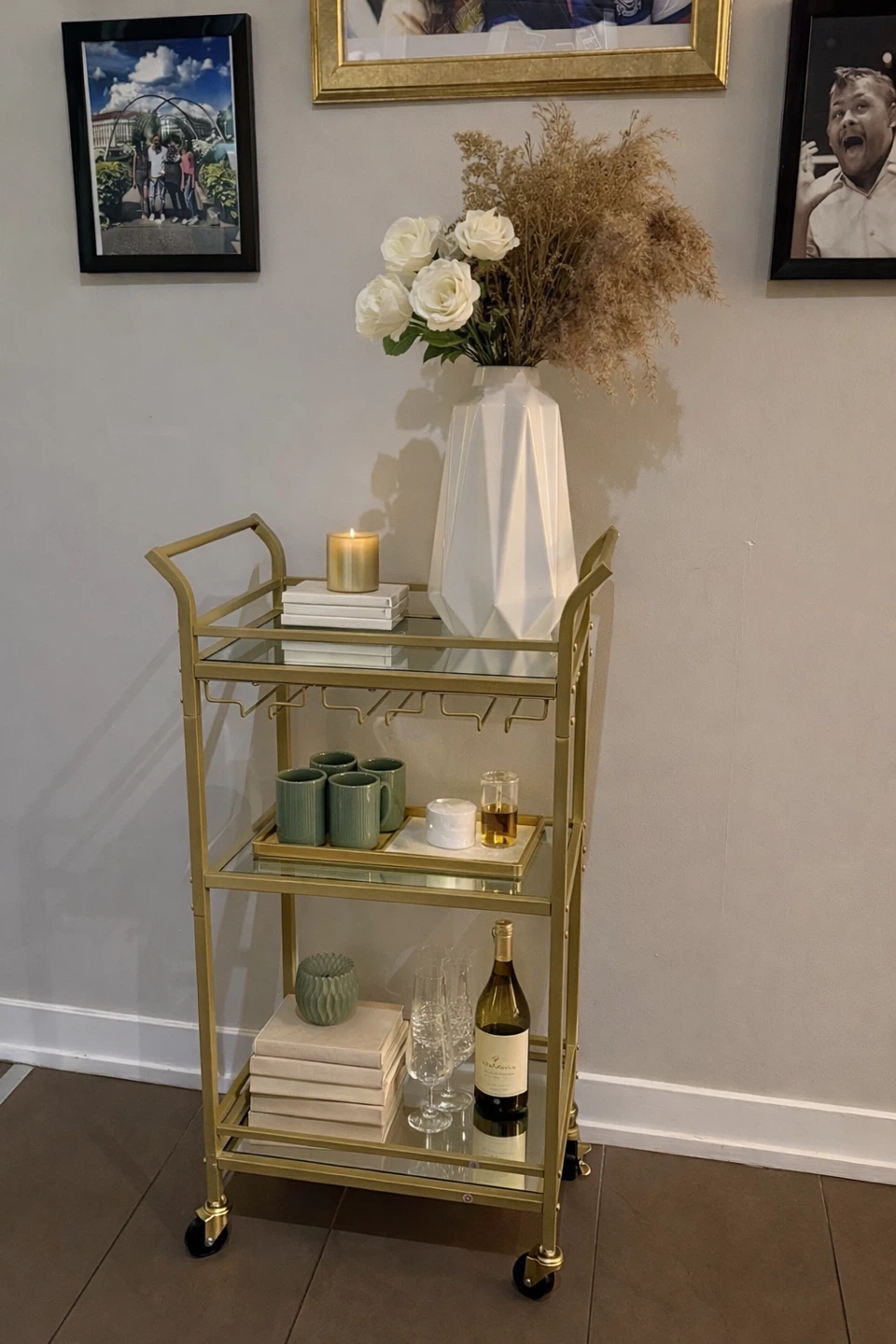 Gold Bar Cart