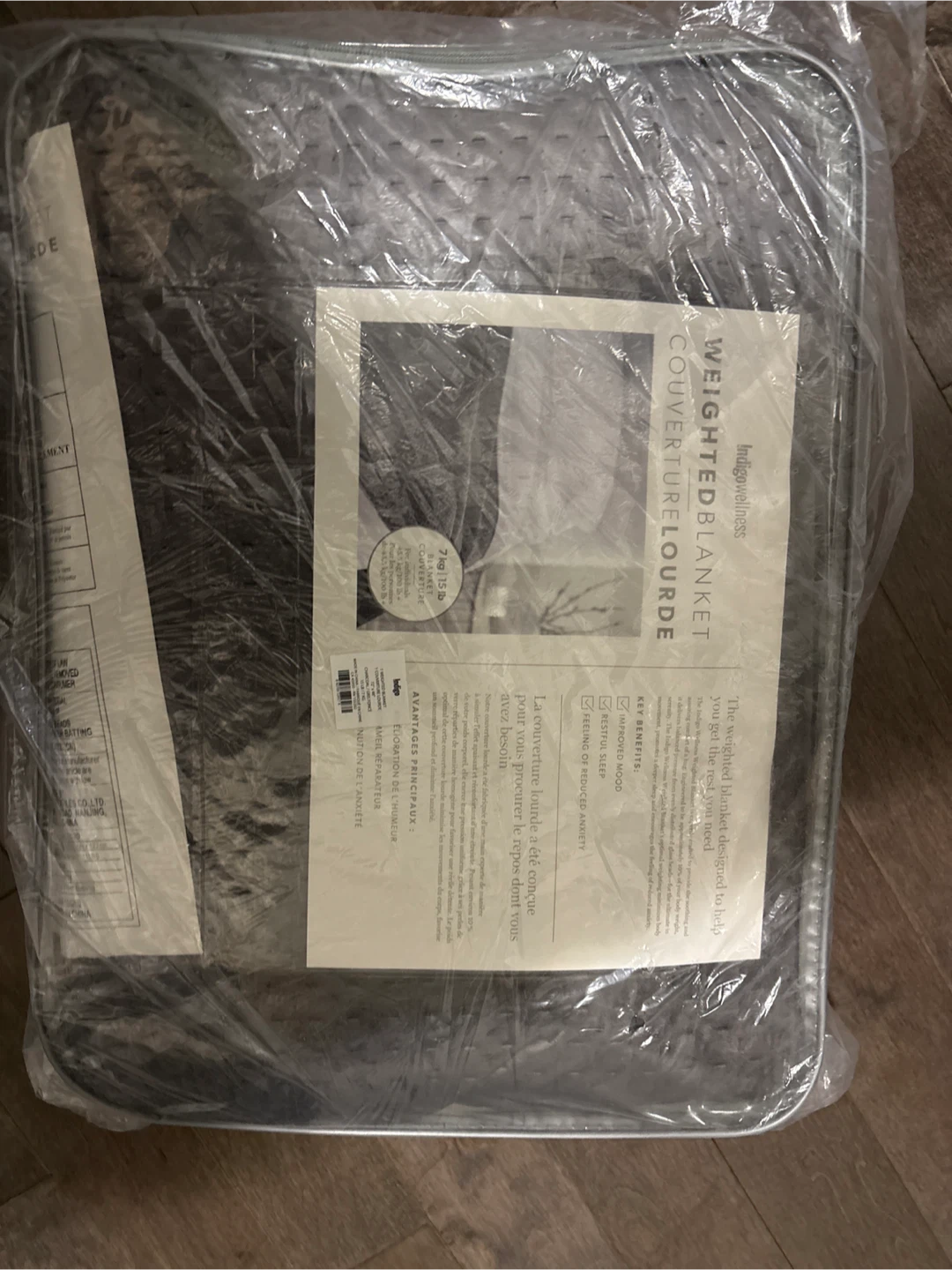 Indigo Wellness Weighted Blanket 15 lb