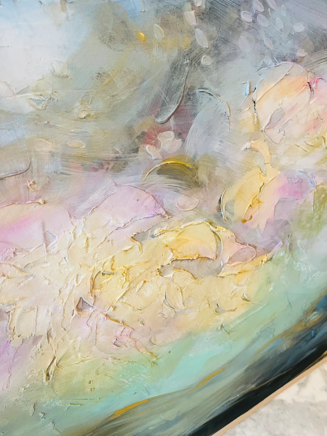 Original Abstract Painting Framed 25x37” - photo 5