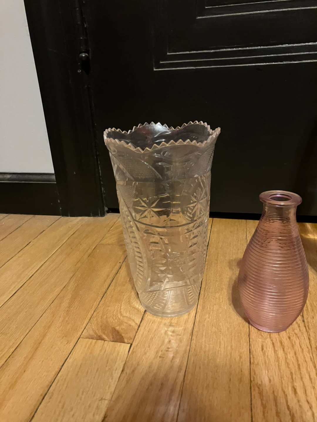 Assorted Clear Glass Vases - photo 5
