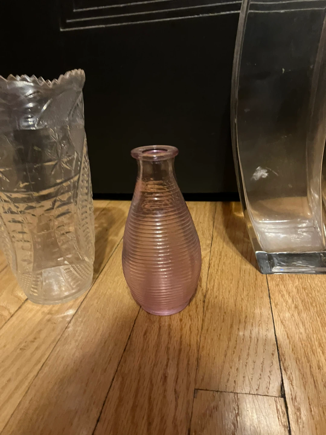 Assorted Clear Glass Vases - photo 4