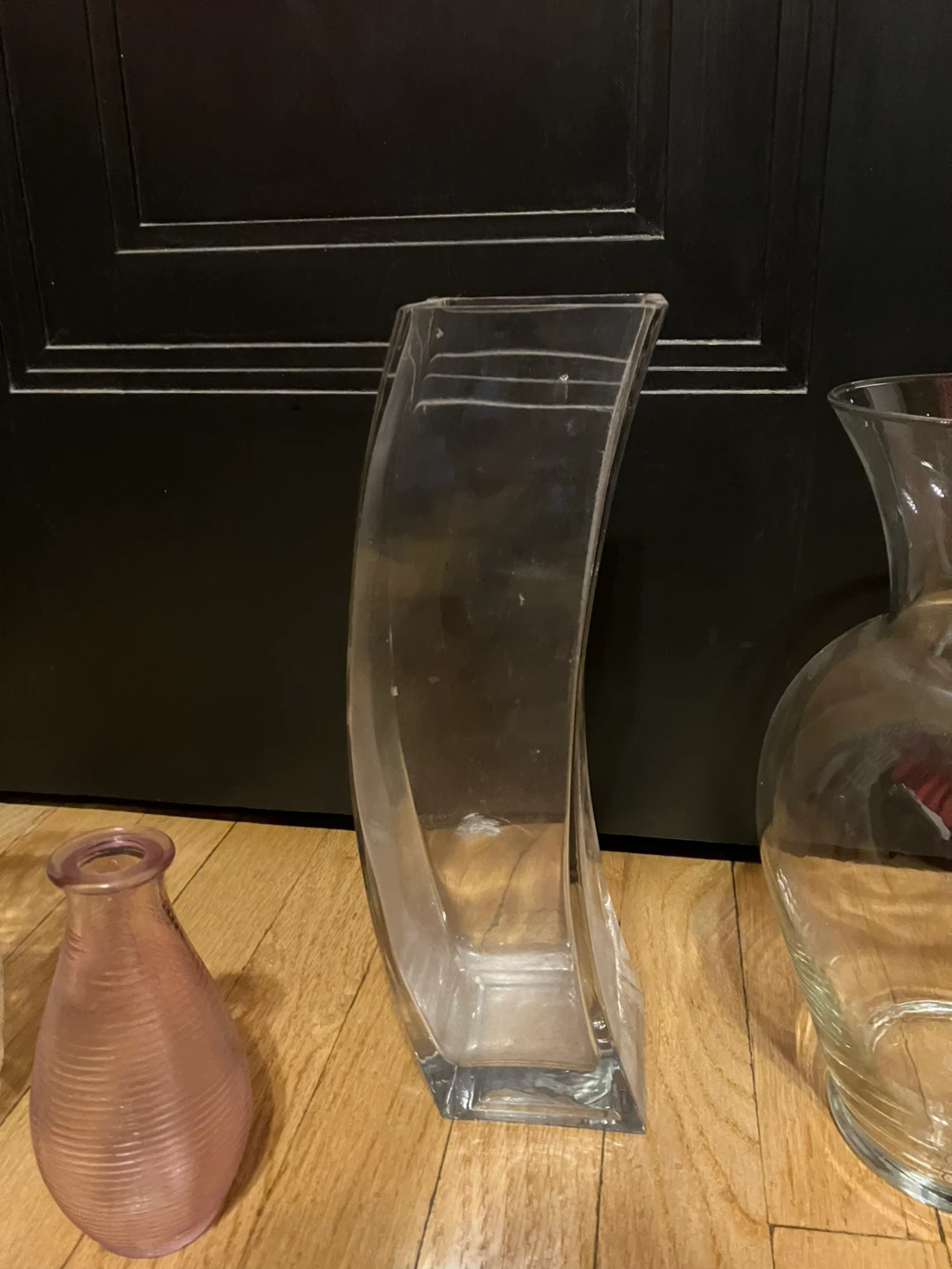 Assorted Clear Glass Vases - photo 3