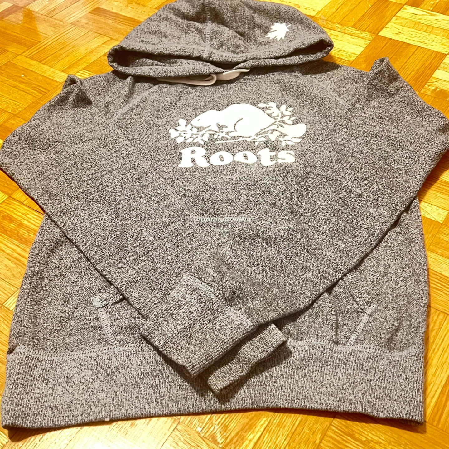 Roots Salt & Pepper Grey Hoodie