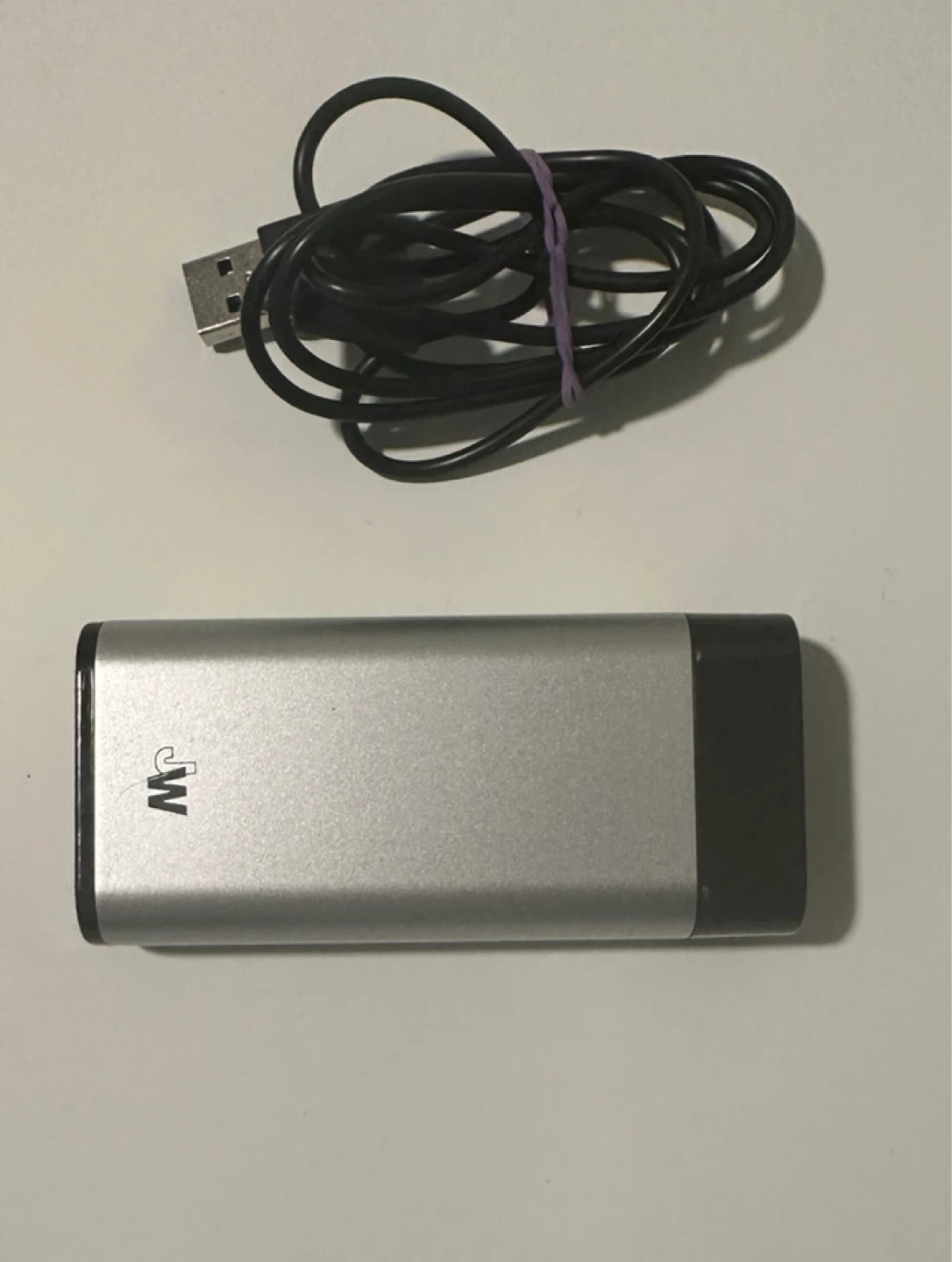 Silver Portable Charger 4000 mAh 🥕