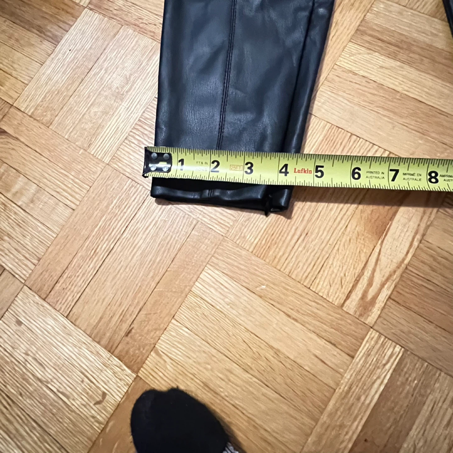 Zara Faux Leather Pants - Size Small - photo 3