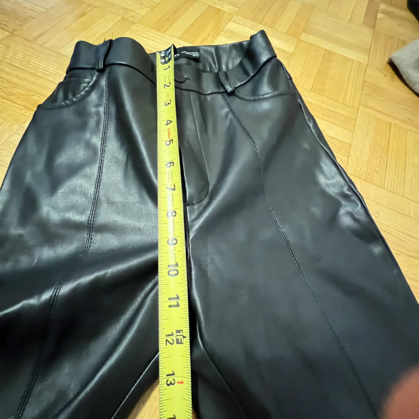 Zara Faux Leather Pants - Size Small - photo 5
