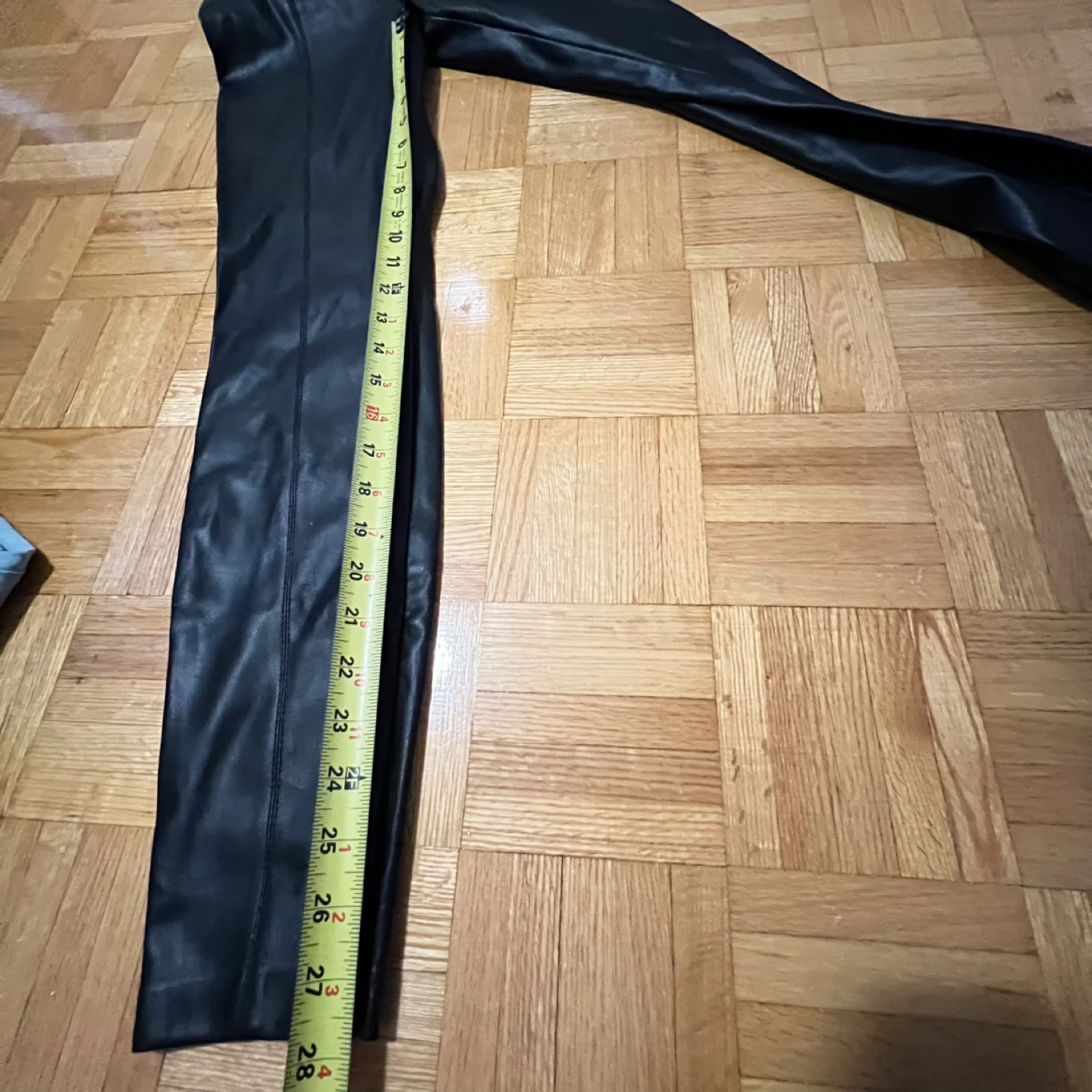 Zara Faux Leather Pants - Size Small - photo 4