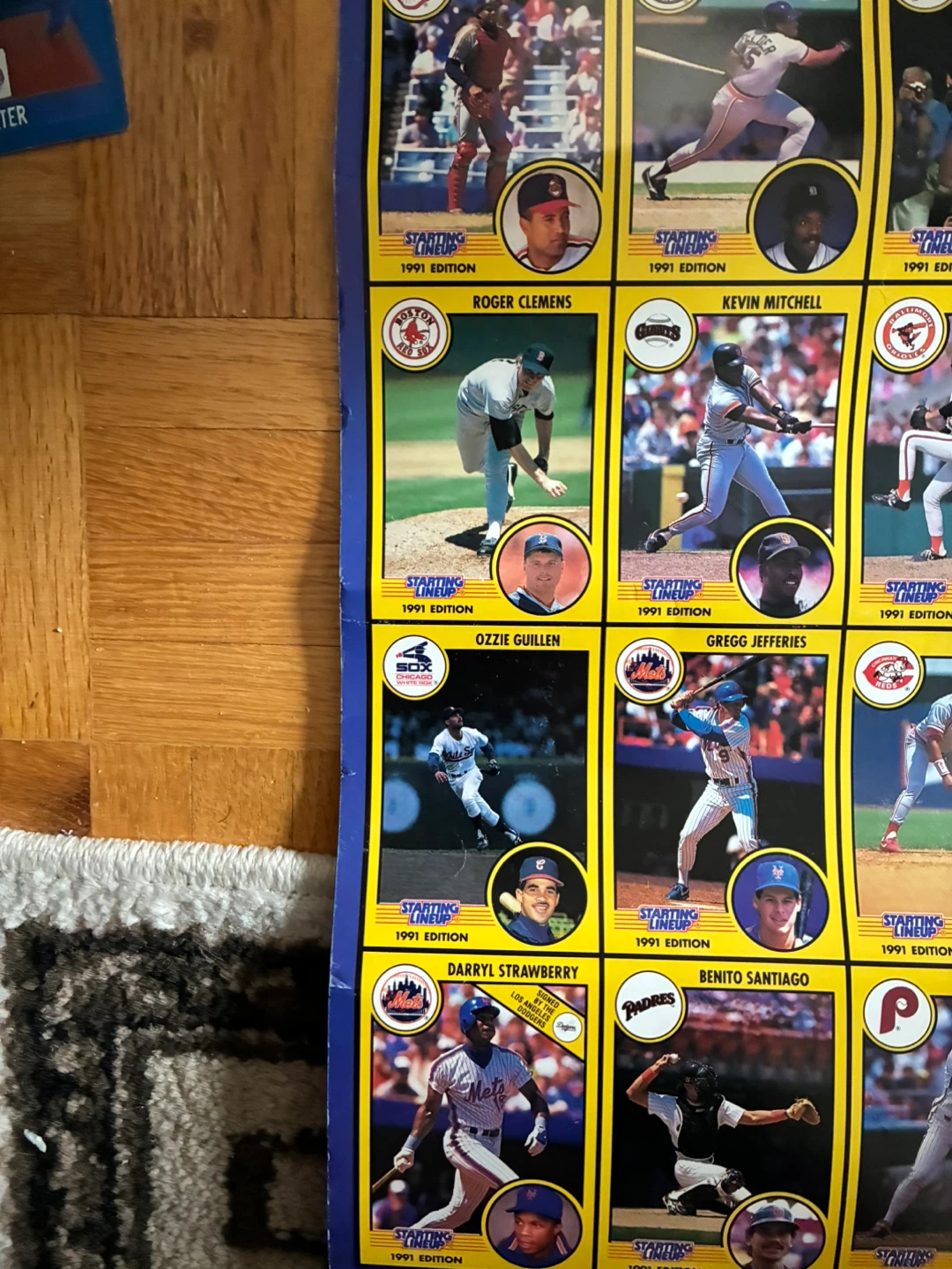 Starting Lineup 1991 Limited Edition Collector Sheet - photo 2