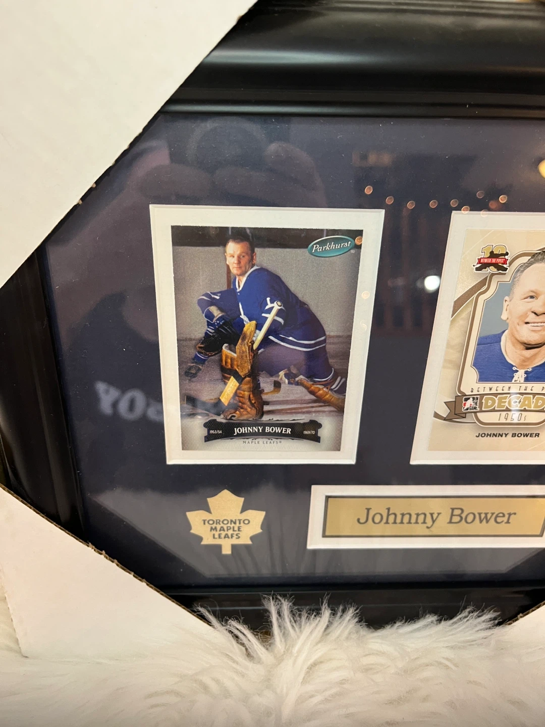 Framed Johnny Bower Toronto Maple Leafs Memorabilia - photo 5