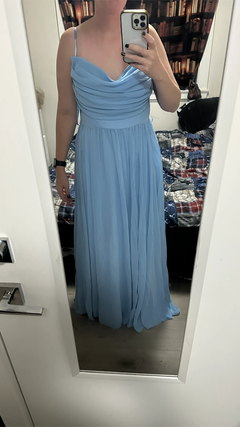 Light Blue Formal Dress - photo 3