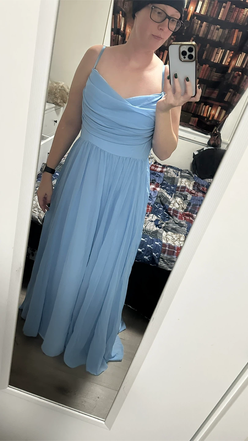 Light Blue Formal Dress - photo 2