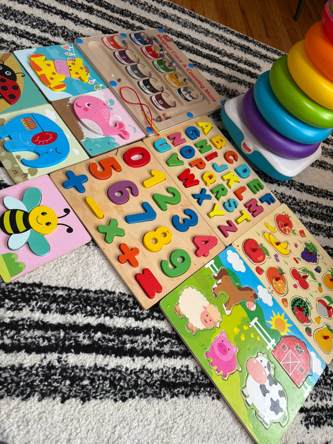 Kids Wooden Puzzles - photo 2