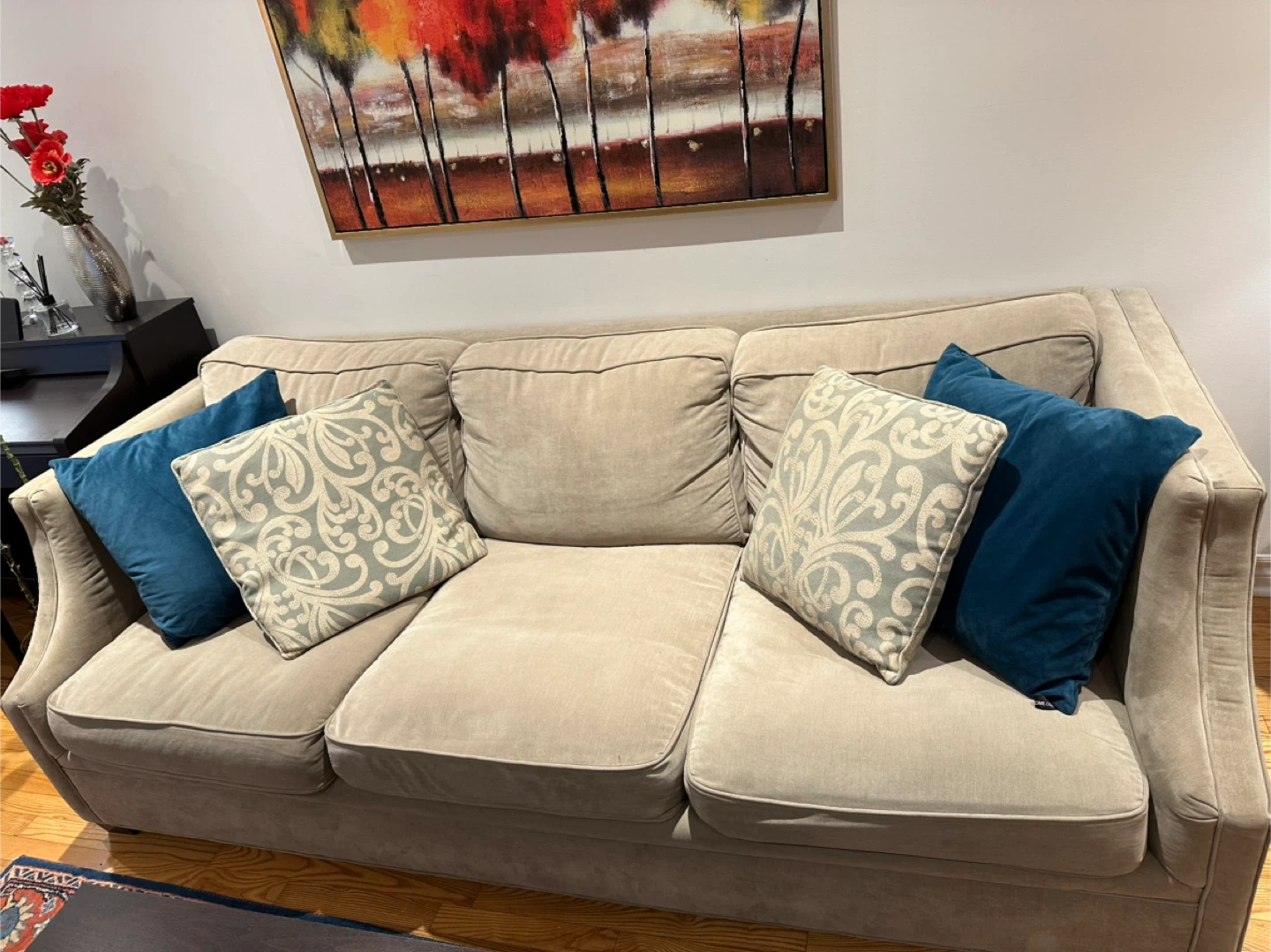 Beige Sofa - 2 Seater and 3 Seater
