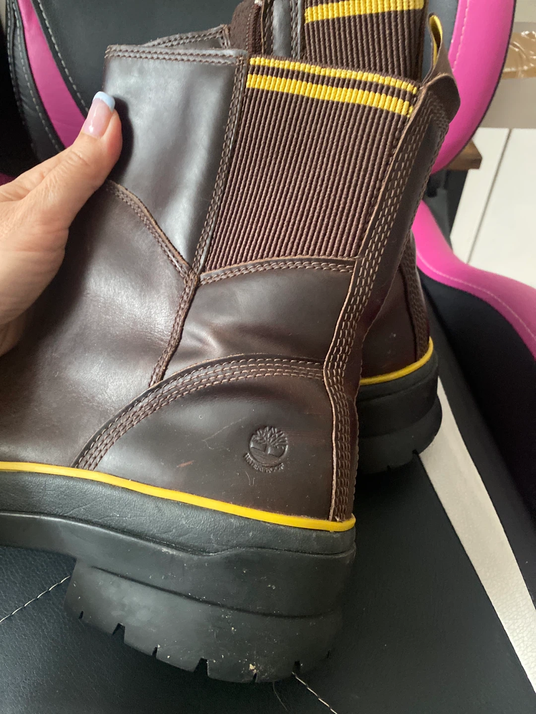 Timberland Brown Leather Women's Boots - Size 10 - photo 5
