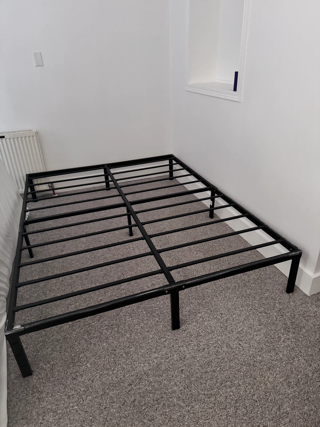 Queen Mattress with Metal Bed Frame (Free Bed Bug Protector) - photo 2