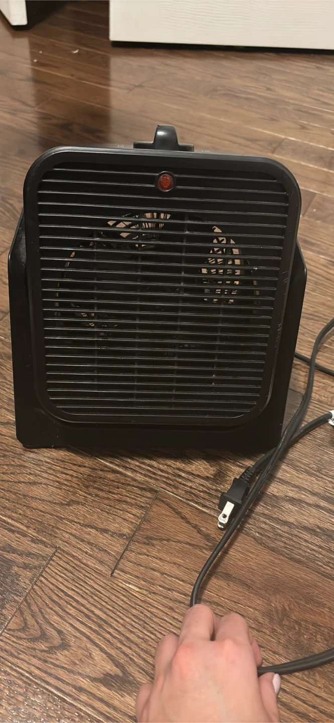 Black Portable Space Heater
