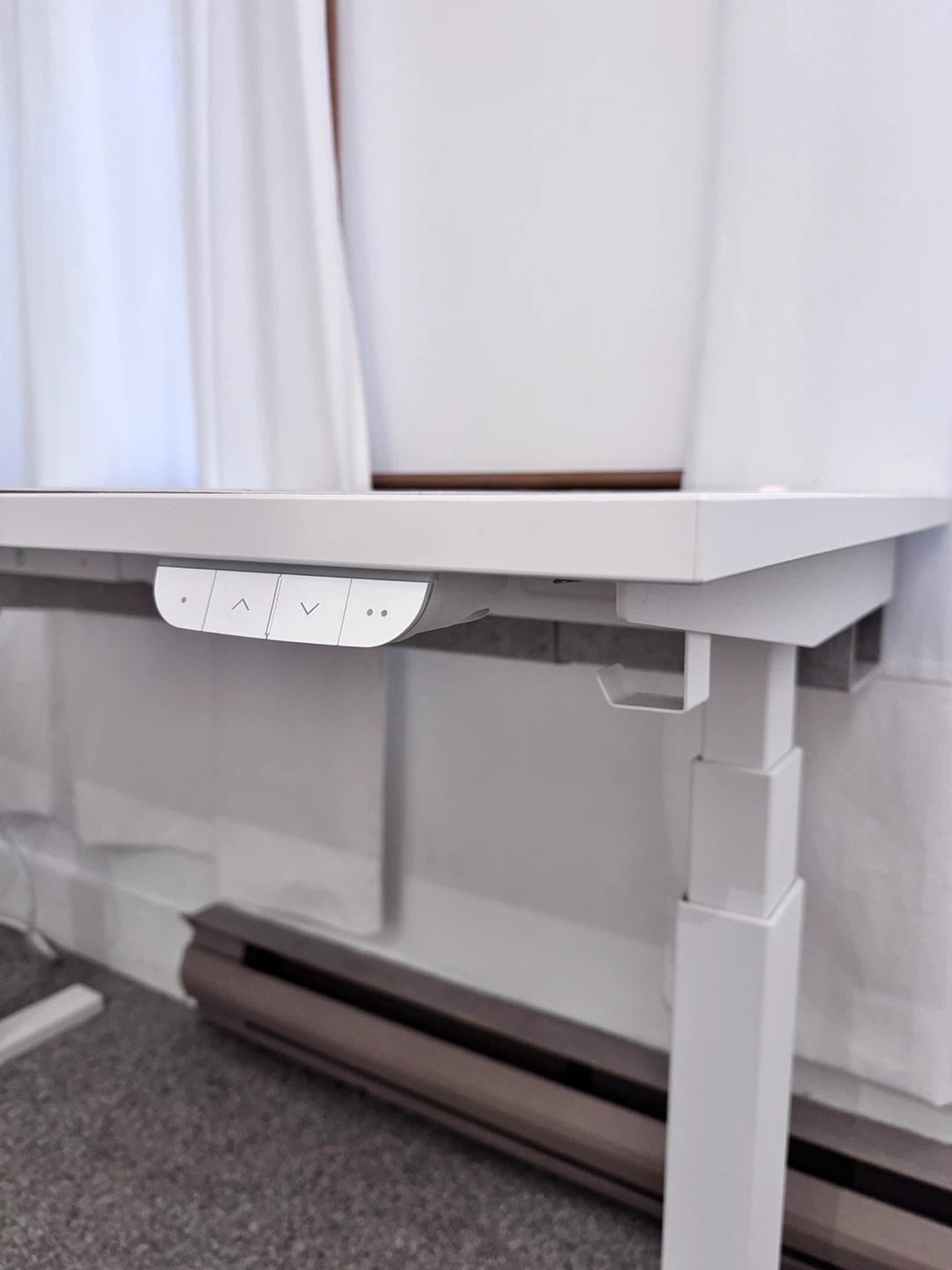 Electric Standing Desk - White - photo 4